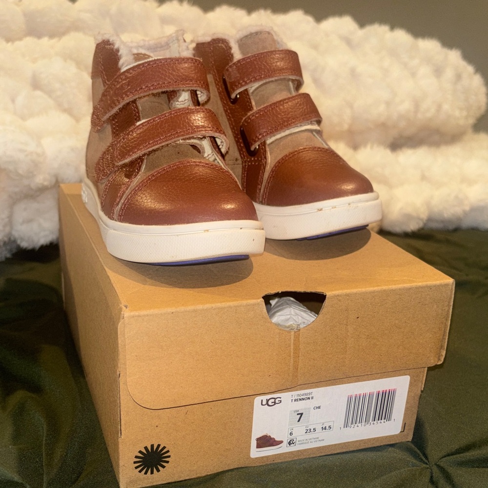 UGG Kids Tan Sneakers